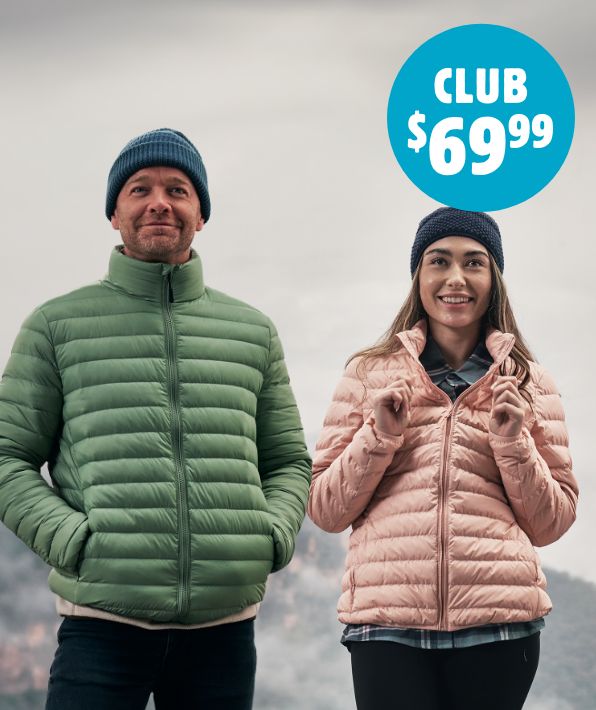 CLUB EXCLUSIVE $69.99 Cape Men's & Women's Eco Lite Jacket