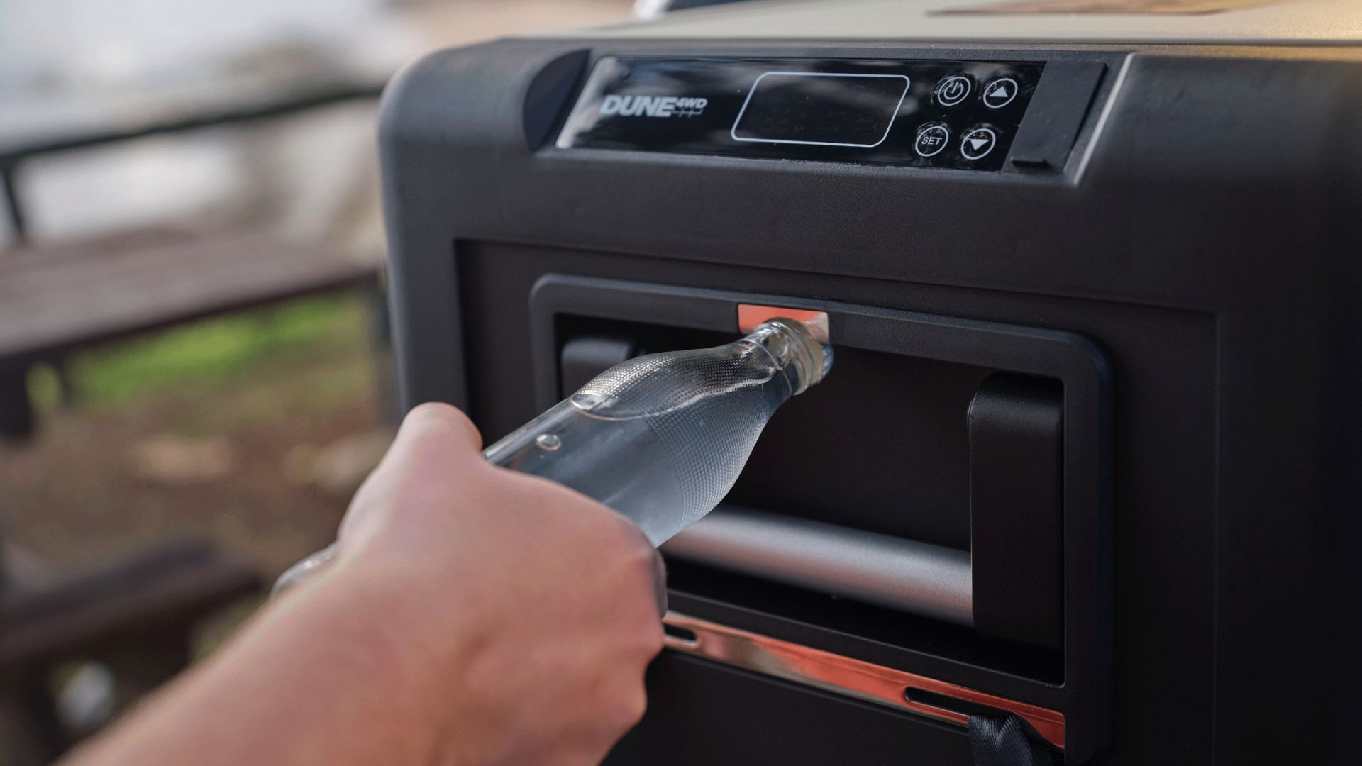 Dune 4WD Fridge/Freezers all come with built-in bottle openers and tie-down plates